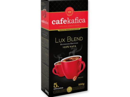 Kafica Lux Brend Bohnen Stärke 5–3 – 200 g