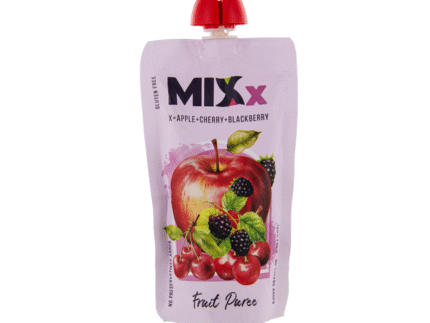 MIXx Fruchtpüree Apfel Kirsche Brombeere